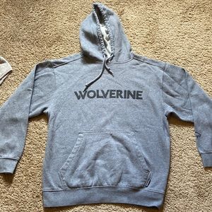 Grey Wolverine Hoodie